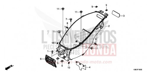 LUGGAGE BOX WW125AK de 2019